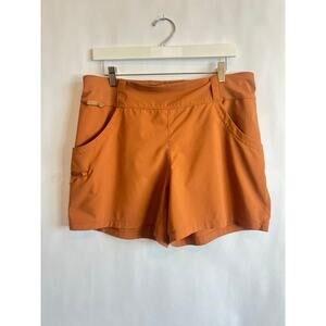 Patagonia Women's Orange Athletic Hiking Shorts